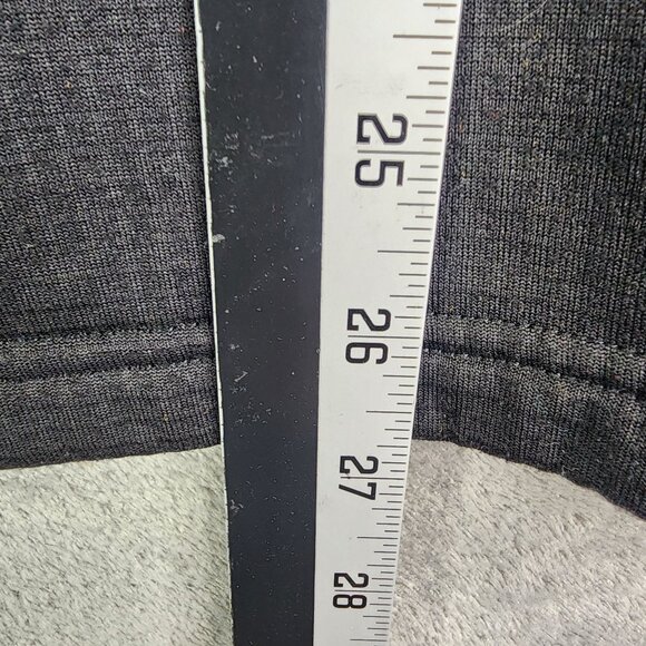 Mens Black Magellan Outdoors Pullover Sweatshirt 1/4 Zip Long Sleeve Mock Neck L - Picture 10 of 11